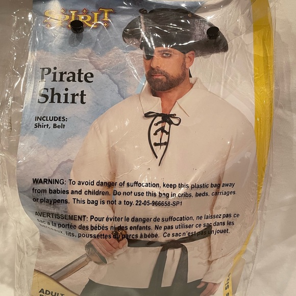 Spirit Halloween Pirate Shirt - Picture 1 of 6